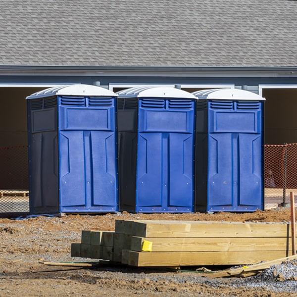 what is the expected delivery and pickup timeframe for the porta potties in West Brownsville Pennsylvania
